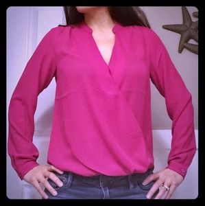 The Limited pink blouse